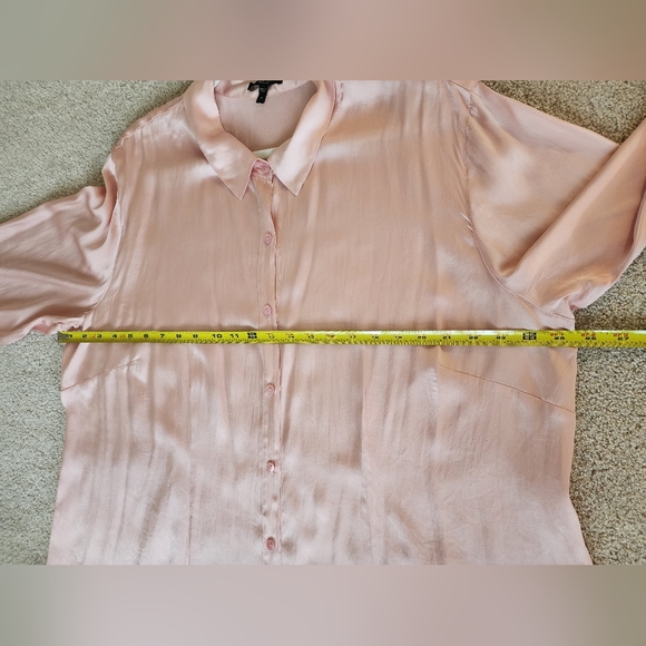 Eileen Fisher silk button down blouse - Picture 7 of 8